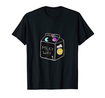 Anime Milky Way Milk Cartoon T-Shirt - Custom Art Print Men Women - T-Shirt, Sweatshirt, Hoodie