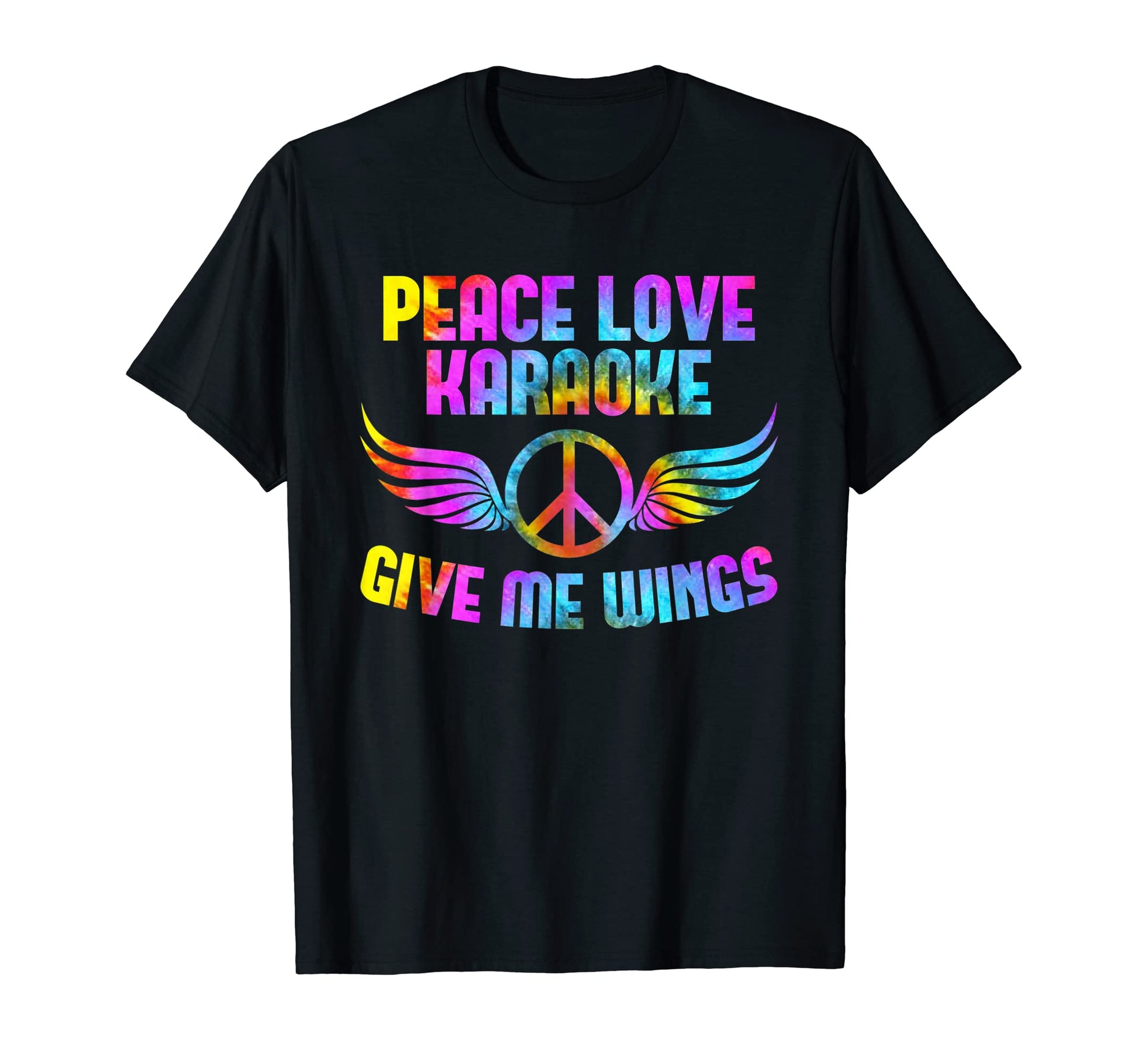 Peace Sign Singer Karaoke Bar Peace Love T-Shirt - Trendy Graphic Unisex - T-Shirt, Sweatshirt, Hoodie