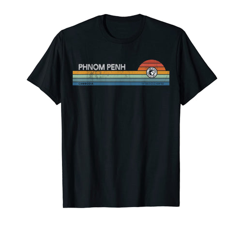 Phnom Penh Cambodia Sunset T-Shirt - Casual Everyday Wear for Adults - T-Shirt, Sweatshirt, Hoodie
