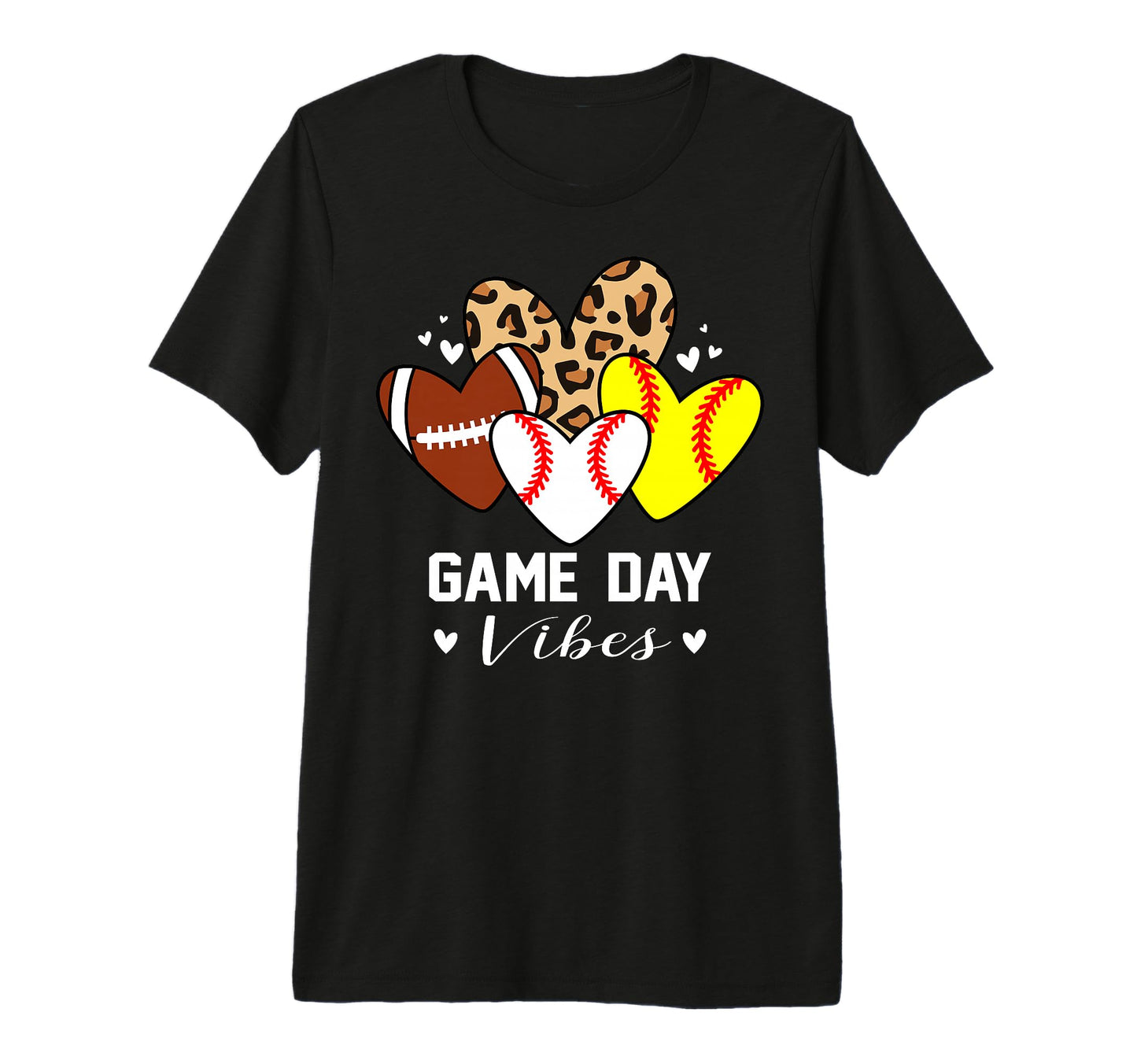 Game Day Vibes Funny Baseball T-Shirt - Minimalist Print Men Women - T-Shirt, Sweatshirt, Hoodie
