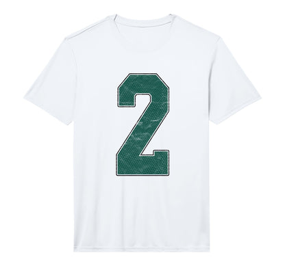 Number 2 Numbered Uniform Sports Team T-Shirt - Graphic Print Men Women - T-Shirt, Sweatshirt, Hoodie