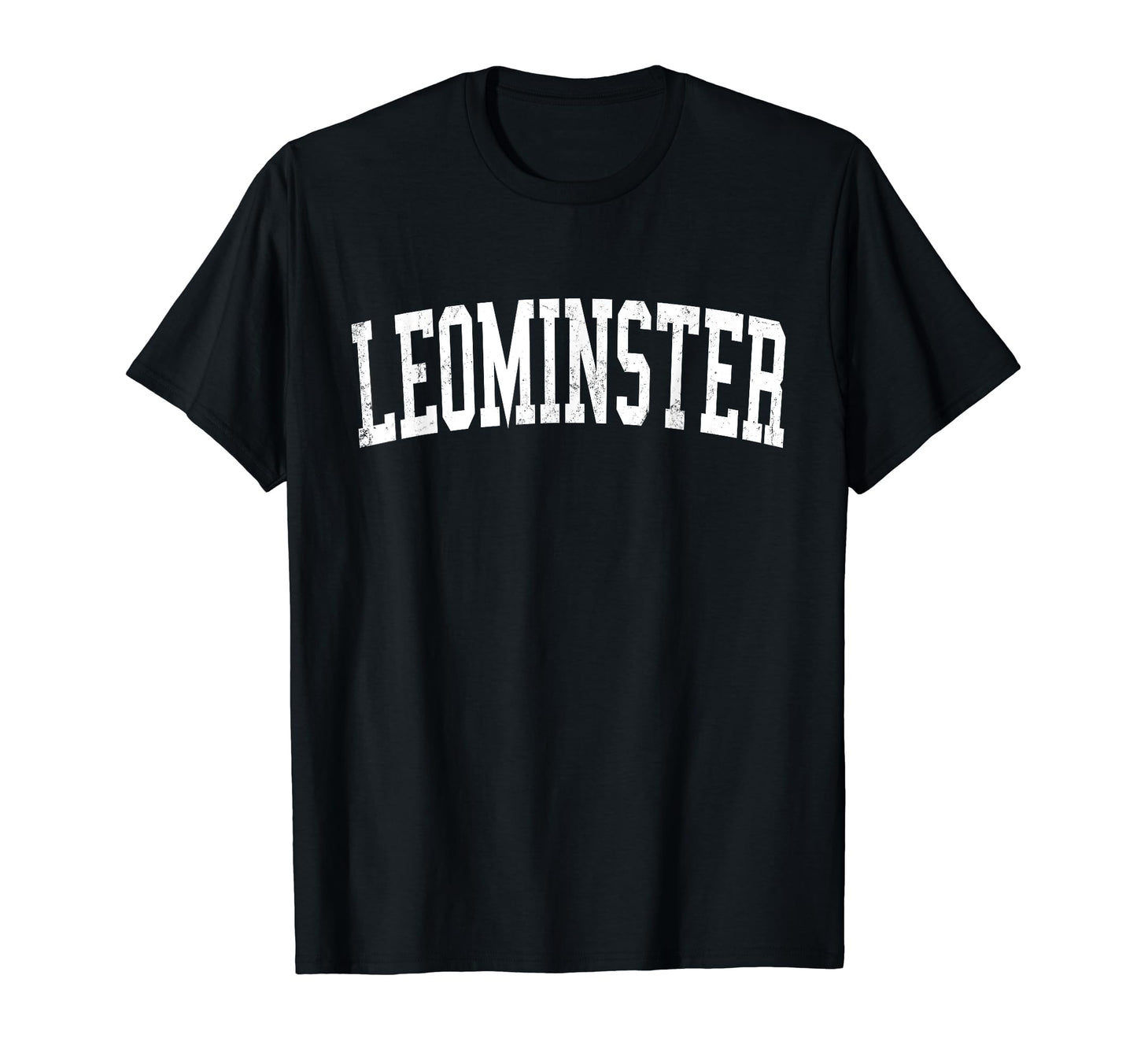Leominster Ma Distressed White T-Shirt - Custom Art Print for Adults - T-Shirt, Sweatshirt, Hoodie