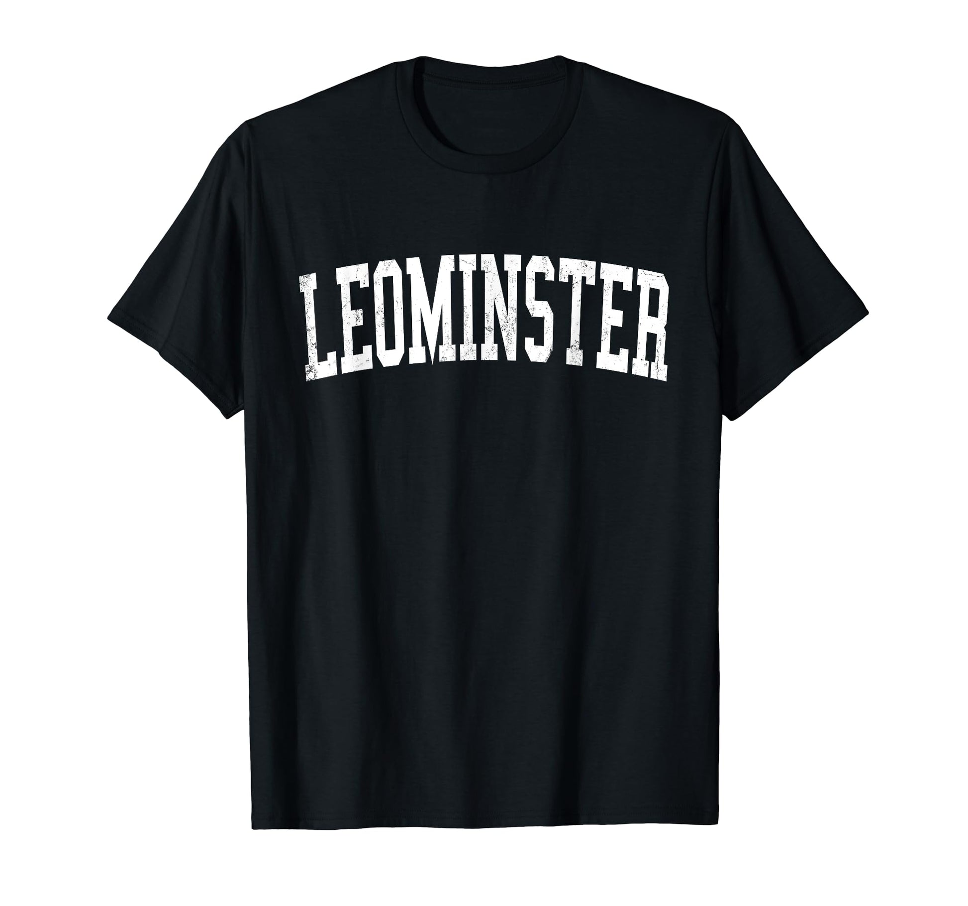 Leominster Ma Distressed White T-Shirt - Custom Art Print for Adults - T-Shirt, Sweatshirt, Hoodie