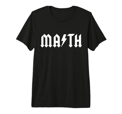 Math Rockn Roll Rock Star Science Lover T-Shirt - Graphic Print Unisex - T-Shirt, Sweatshirt, Hoodie