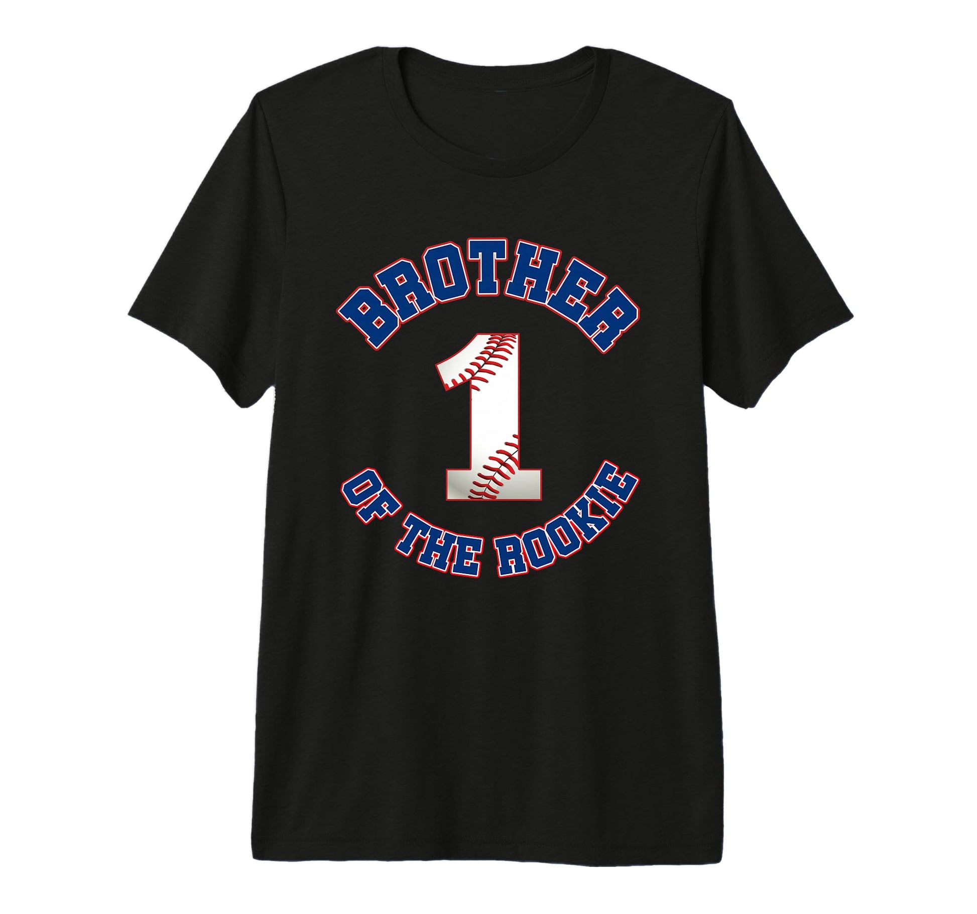 Brother Rookie 1St Birthday Baseball T-Shirt - Unique Graphic Unisex - T-Shirt, Sweatshirt, Hoodie
