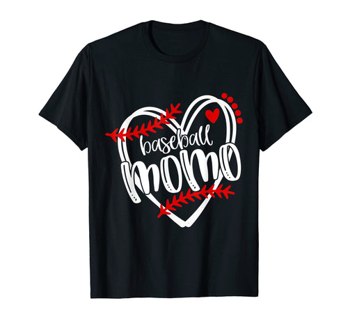 Baseball Momo Distressed Heart Laces T-Shirt - Custom Art Print for Adults - T-Shirt, Sweatshirt, Hoodie