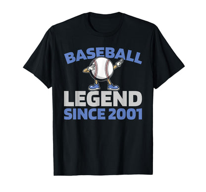 Born 2001 Player Team Sport Baseballer T-Shirt - Trendy Graphic Men Women - T-Shirt, Sweatshirt, Hoodie