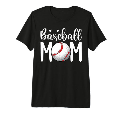 Baseball Mom Baseball Lover Mothers T-Shirt - Minimalist Print Men Women - T-Shirt, Sweatshirt, Hoodie