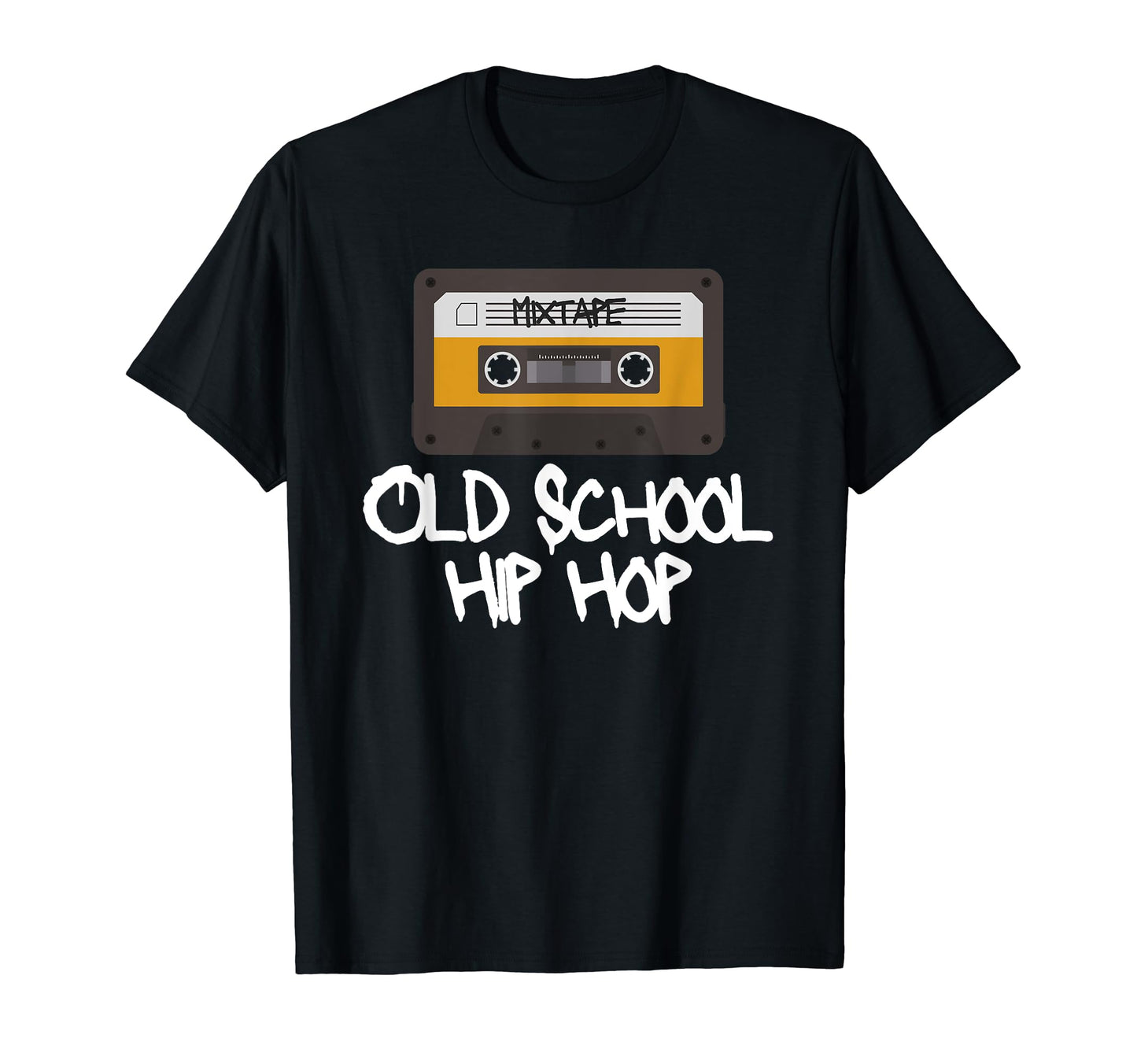 Old School Hip Hop Mixtape Cassette T-Shirt - Aesthetic Graphic for Adults - T-Shirt, Sweatshirt, Hoodie