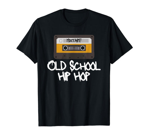 Old School Hip Hop Mixtape Cassette T-Shirt - Aesthetic Graphic for Adults - T-Shirt, Sweatshirt, Hoodie