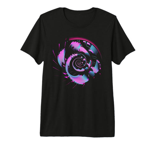Fibonacci Sequence Flower Vaporwave T-Shirt - Streetwear Style for Adults - T-Shirt, Sweatshirt, Hoodie
