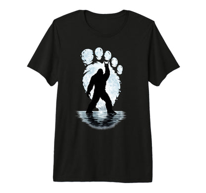 Bigfoot Footprint Rock Sasquatch Yeti T-Shirt - Novelty Apparel for Adults - T-Shirt, Sweatshirt, Hoodie