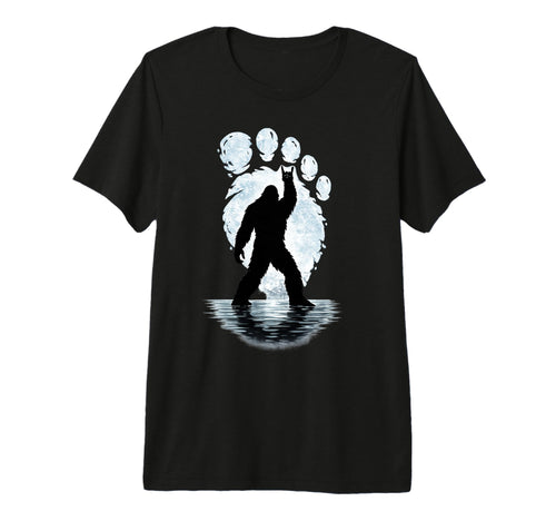 Bigfoot Footprint Rock Sasquatch Yeti T-Shirt - Novelty Apparel for Adults - T-Shirt, Sweatshirt, Hoodie