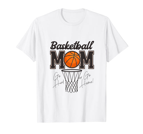 Basketball Mom Love Heart Basketball T-Shirt - Trendy Graphic Men Women - T-Shirt, Sweatshirt, Hoodie