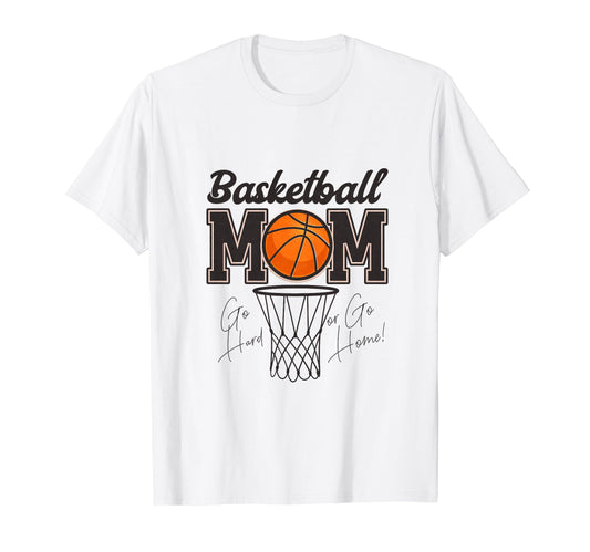 Basketball Mom Love Heart Basketball T-Shirt - Trendy Graphic Men Women - T-Shirt, Sweatshirt, Hoodie