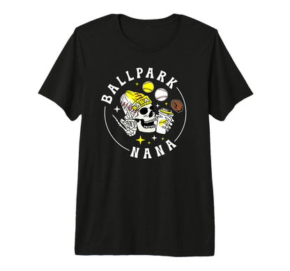 Ballpark Nana Baseball Softball Nana T-Shirt - Custom Art Print for Adults - T-Shirt, Sweatshirt, Hoodie