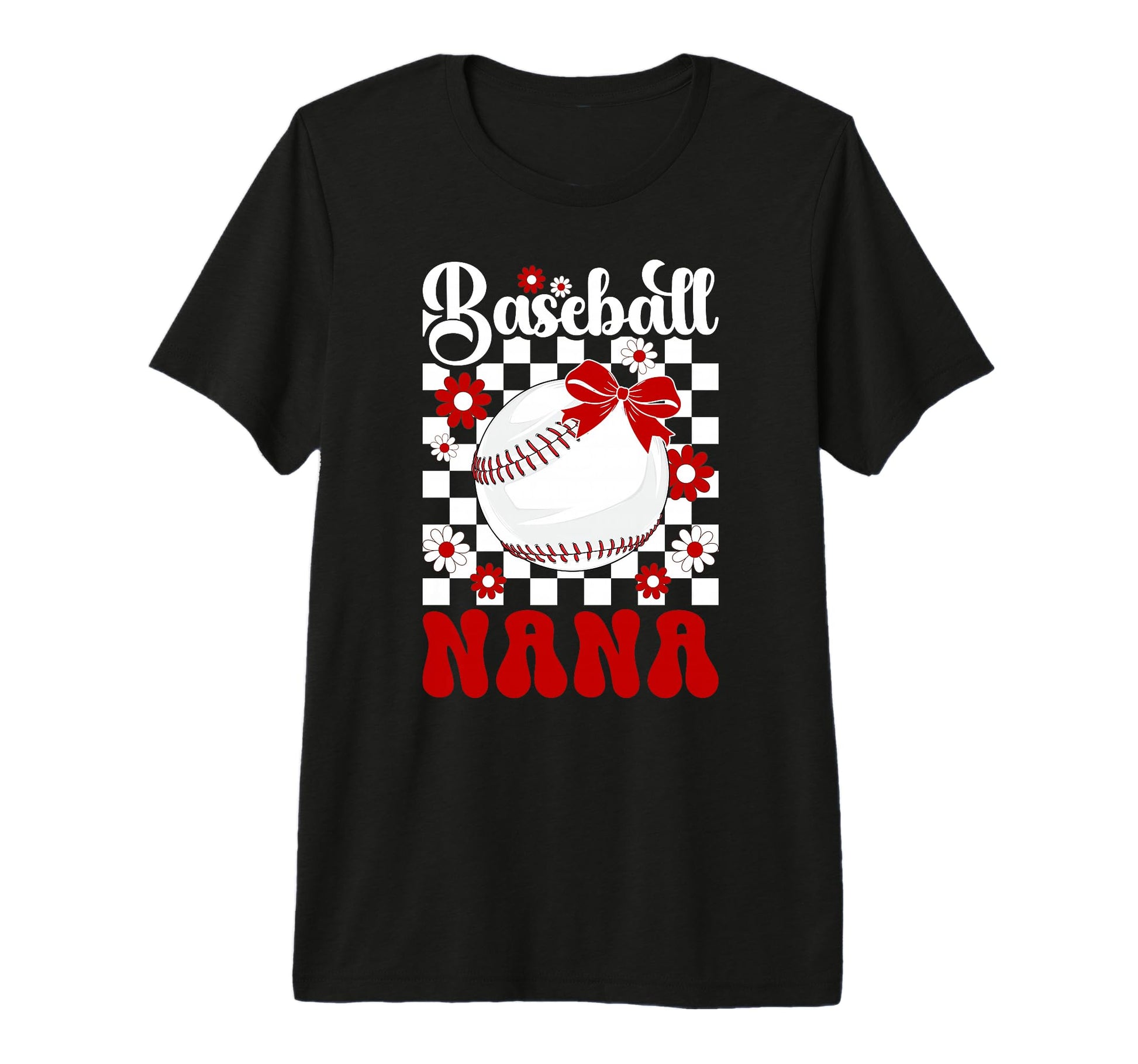 Baseball Nana Groovy Nana Baseball Player T-Shirt - Novelty Apparel Unisex - T-Shirt, Sweatshirt, Hoodie