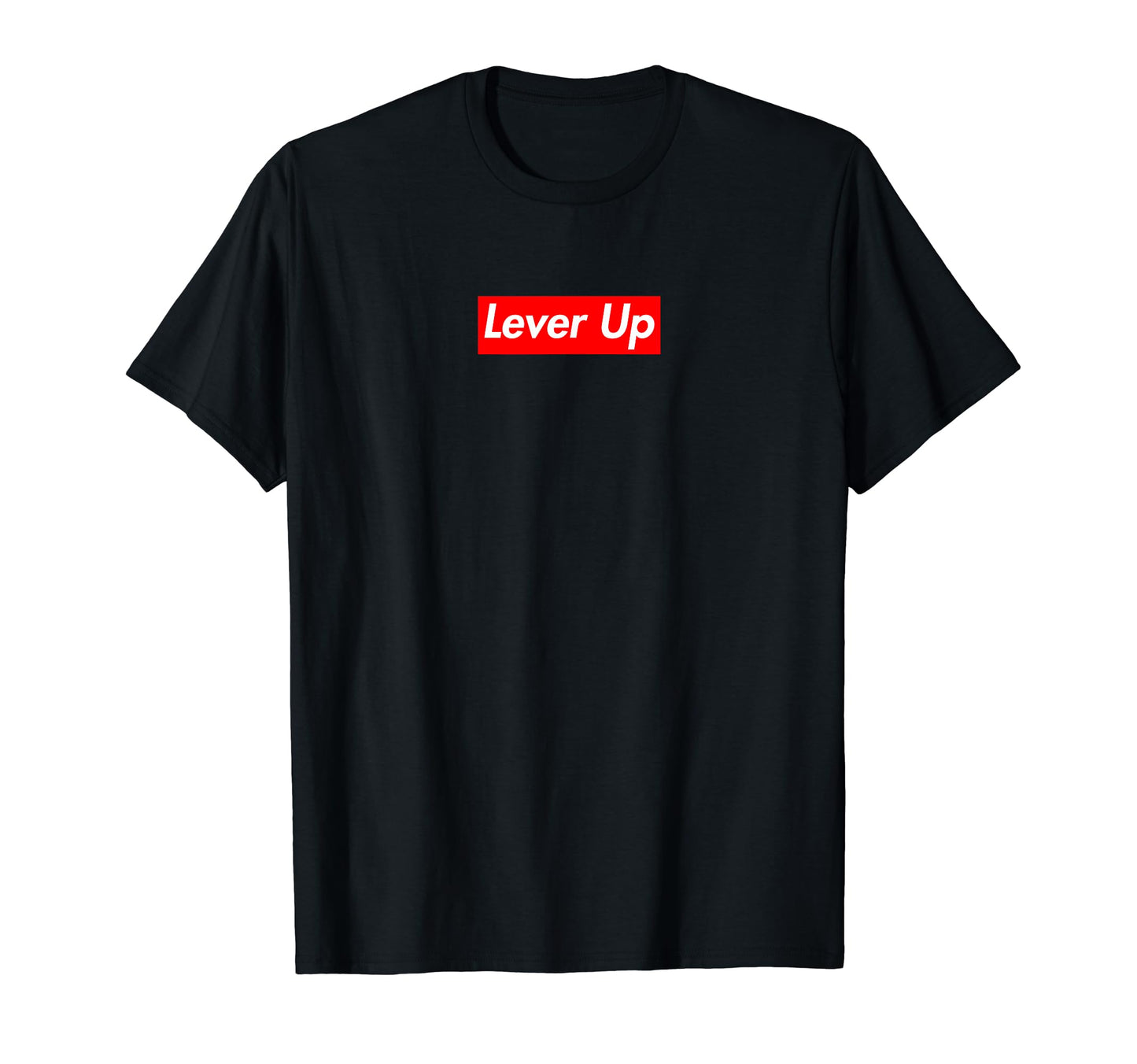 Lever Up Box Logo T-Shirt - Trendy Graphic Unisex - T-Shirt, Sweatshirt, Hoodie