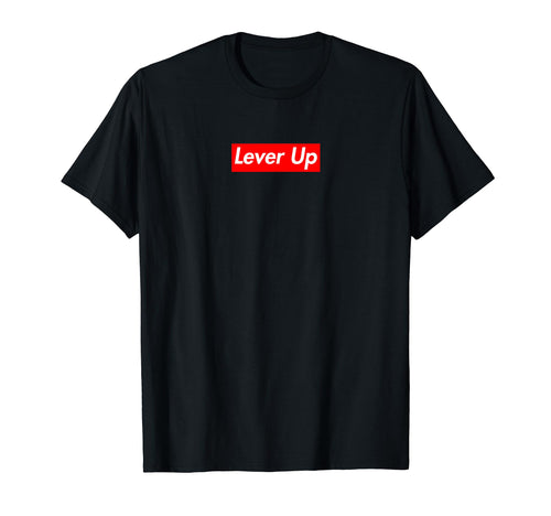Lever Up Box Logo T-Shirt - Trendy Graphic Unisex - T-Shirt, Sweatshirt, Hoodie