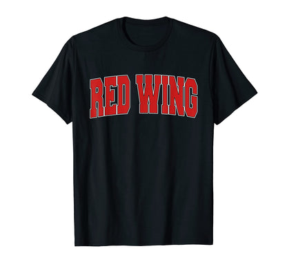Red Wing Mn Minnesota Varsity Usa T-Shirt - Fun Novelty Design Unisex - T-Shirt, Sweatshirt, Hoodie