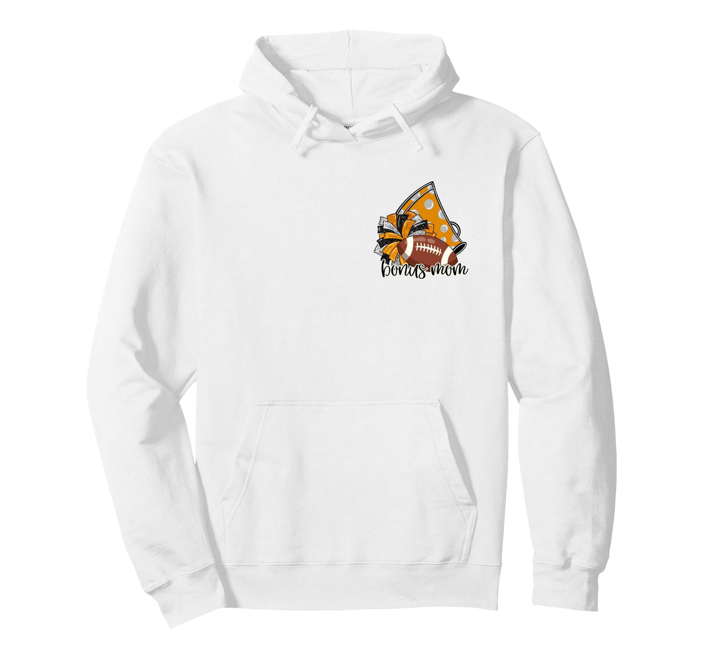 Cheerleader Bonus Mom Game Day Cheer Hoodie - Streetwear Style Men Women - T-Shirt, Sweatshirt, Hoodie