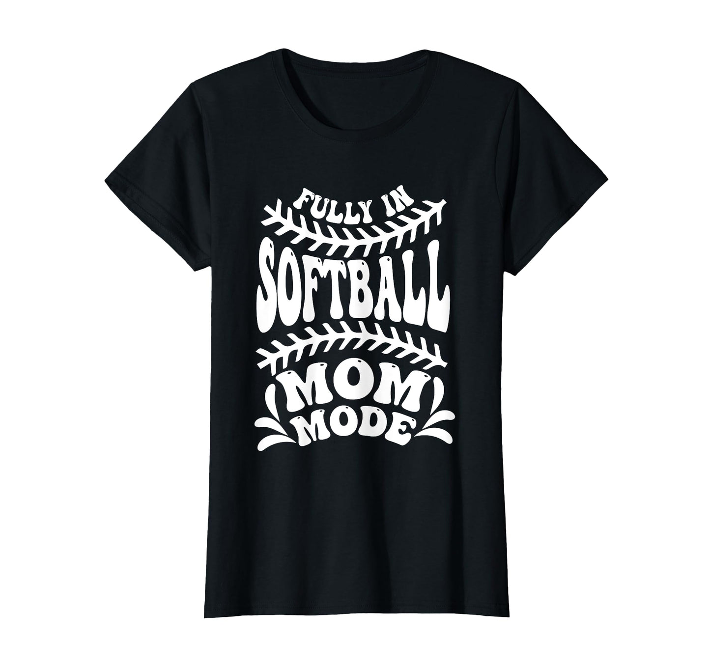 Softball Mom Mothers Day Baseball T-Shirt - Aesthetic Graphic for Adults - T-Shirt, Sweatshirt, Hoodie