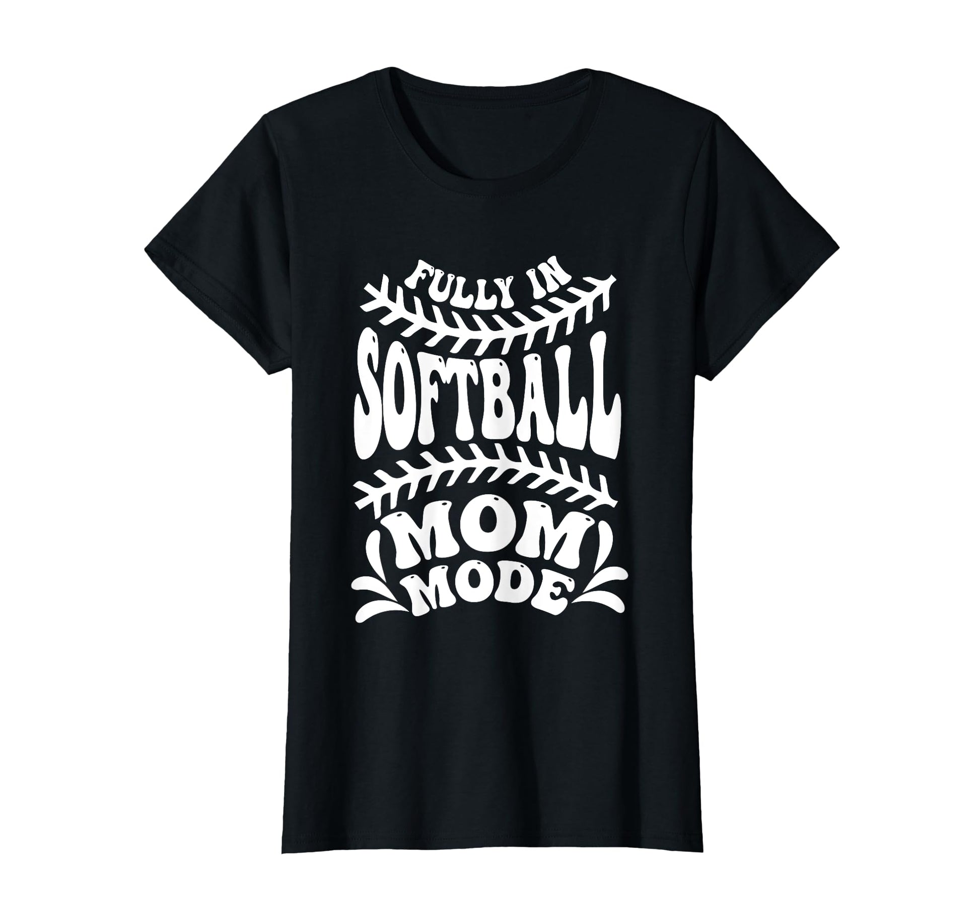 Softball Mom Mothers Day Baseball T-Shirt - Aesthetic Graphic for Adults - T-Shirt, Sweatshirt, Hoodie