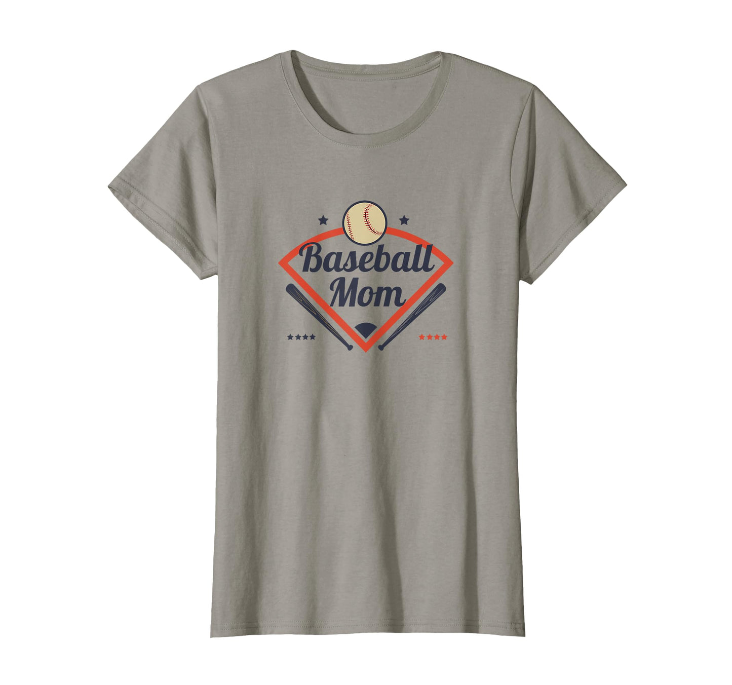 Baseball Mom Game Day Diamond T-Shirt - Custom Art Print for Adults - T-Shirt, Sweatshirt, Hoodie