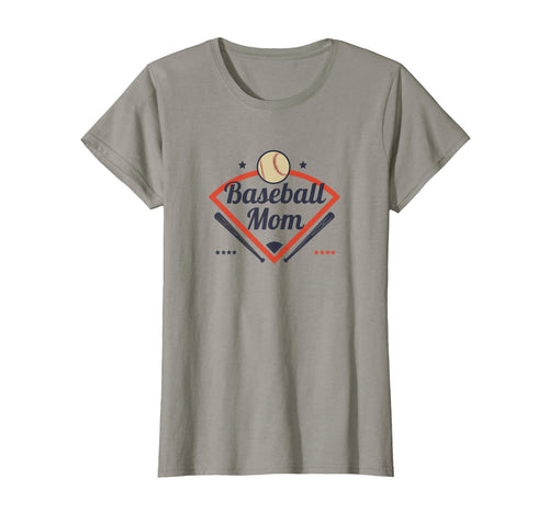 Baseball Mom Game Day Diamond T-Shirt - Custom Art Print for Adults - T-Shirt, Sweatshirt, Hoodie