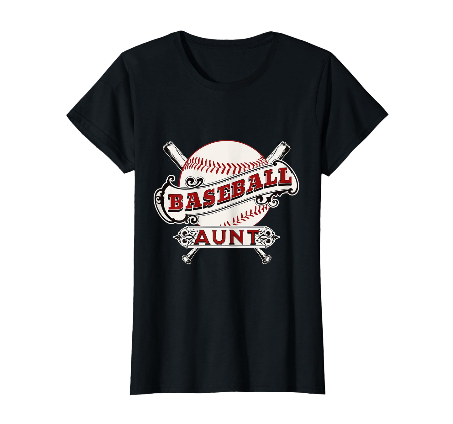 Baseball Aunt Game Day Supporter Gift T-Shirt - Unique Graphic for Adults - T-Shirt, Sweatshirt, Hoodie