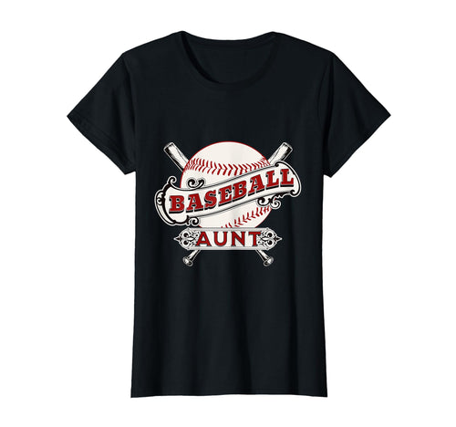 Baseball Aunt Game Day Supporter Gift T-Shirt - Unique Graphic for Adults - T-Shirt, Sweatshirt, Hoodie