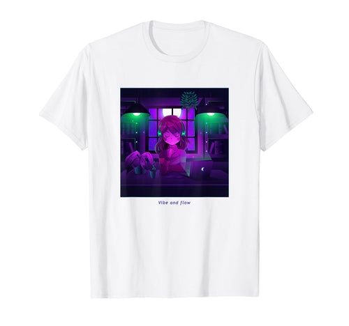 Lofi Chill 90S Anime Pastel Vaporwave T-Shirt - Graphic Print Men Women - T-Shirt, Sweatshirt, Hoodie