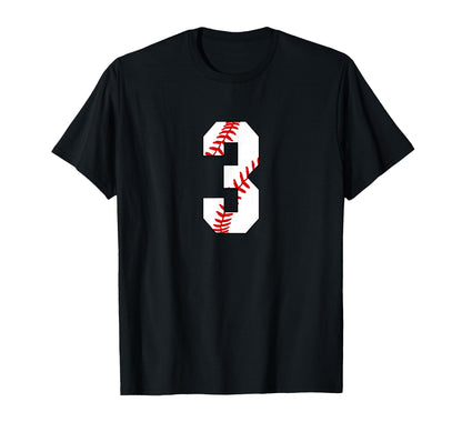 3 Baseball Laces Baseball Player Mom T-Shirt - Unique Graphic Unisex - T-Shirt, Sweatshirt, Hoodie