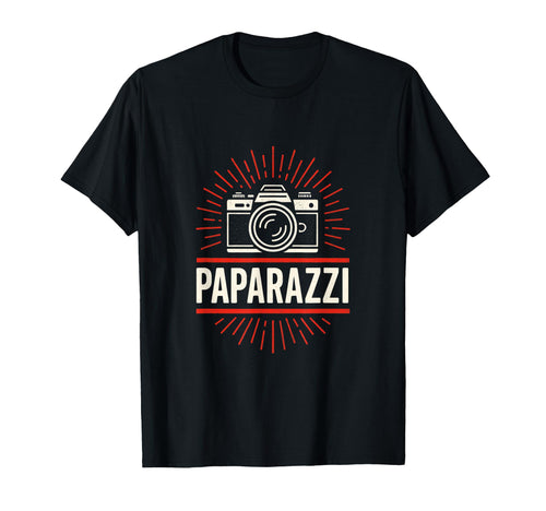 Paparazzi Camera Photography Art T-Shirt - Aesthetic Graphic Men Women - T-Shirt, Sweatshirt, Hoodie