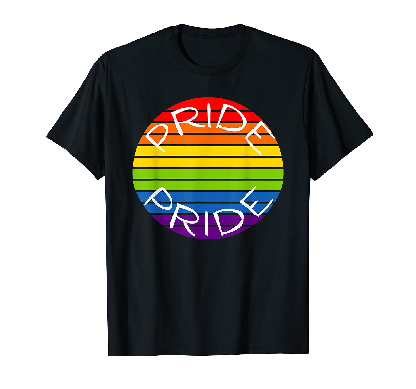 Pride Gay Lgbt Month Ally Rainbow Equal T-Shirt - Unique Graphic Unisex - T-Shirt, Sweatshirt, Hoodie