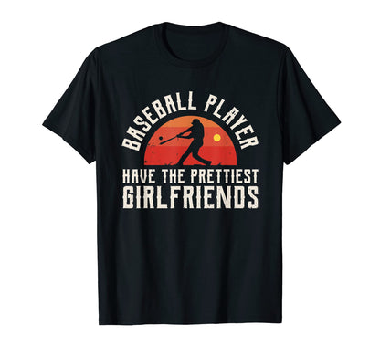 Baseball Phrase Girlfriend Ballplayer T-Shirt - Unique Graphic for Adults - T-Shirt, Sweatshirt, Hoodie