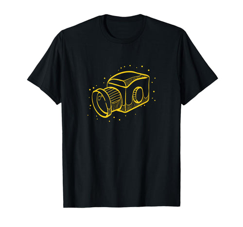 Photography Lovers Camera T-Shirt - Custom Art Print for Adults - T-Shirt, Sweatshirt, Hoodie