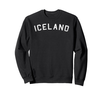 Varsity Iceland Sweatshirt - Custom Art Print Unisex - T-Shirt, Sweatshirt, Hoodie