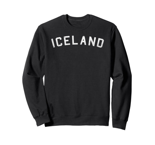 Varsity Iceland Sweatshirt - Custom Art Print Unisex - T-Shirt, Sweatshirt, Hoodie