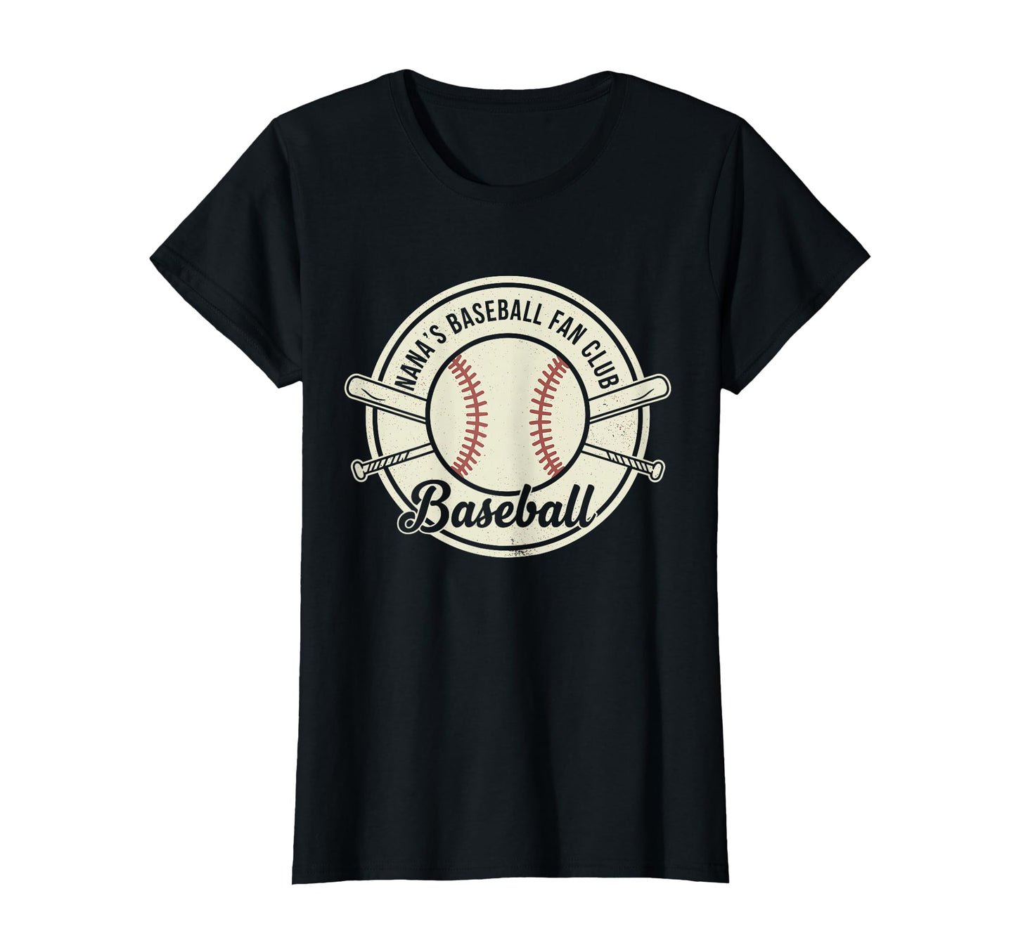 Womens Nana Baseball Fan Club Grandma T-Shirt - Graphic Print Unisex - T-Shirt, Sweatshirt, Hoodie