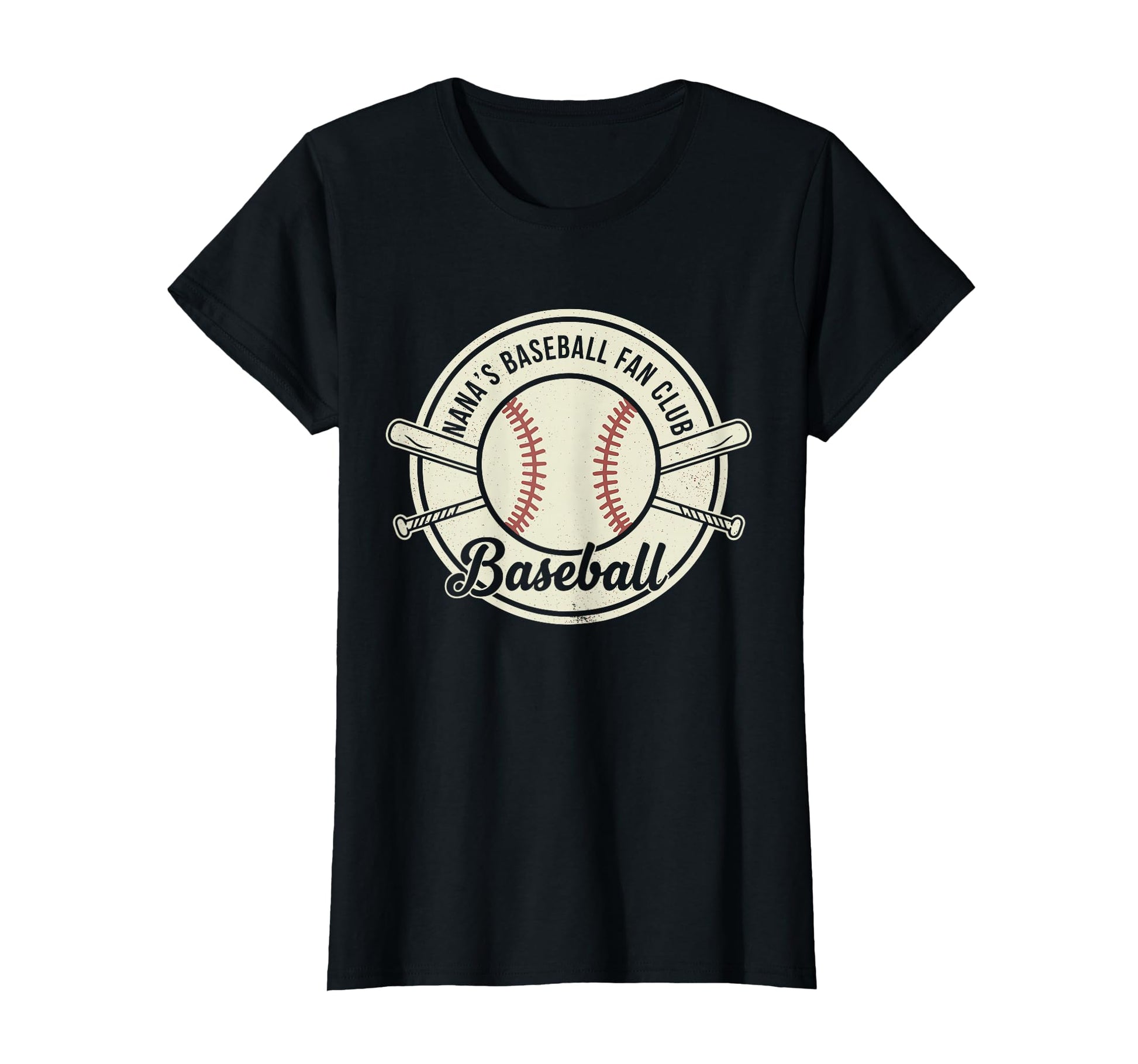 Womens Nana Baseball Fan Club Grandma T-Shirt - Graphic Print Unisex - T-Shirt, Sweatshirt, Hoodie