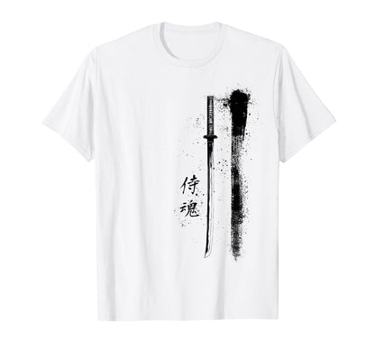 Samurai Katana Japanese Vibes Vaporwave T-Shirt - Trendy Graphic Men Women - T-Shirt, Sweatshirt, Hoodie