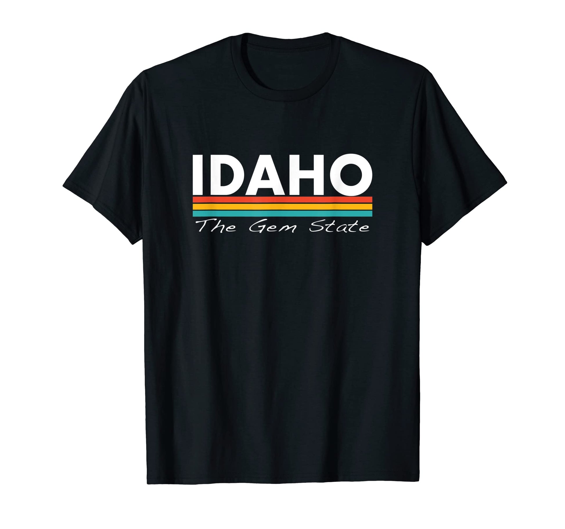 Idaho Gem State Stripes T-Shirt - Minimalist Print Men Women - T-Shirt, Sweatshirt, Hoodie