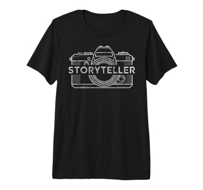 Photo Camera Storyteller T-Shirt - Minimalist Print for Adults - T-Shirt, Sweatshirt, Hoodie