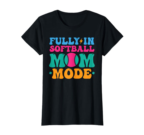 Softball Mom Mothers Day Baseball T-Shirt - Minimalist Print Men Women - T-Shirt, Sweatshirt, Hoodie