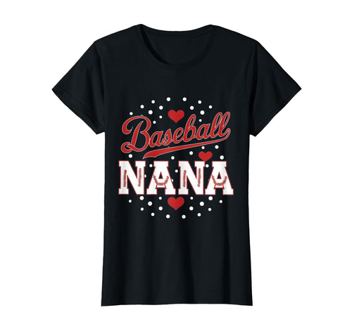 Baseball Nana Baseball Player Grandma T-Shirt - Minimalist Print Unisex - T-Shirt, Sweatshirt, Hoodie