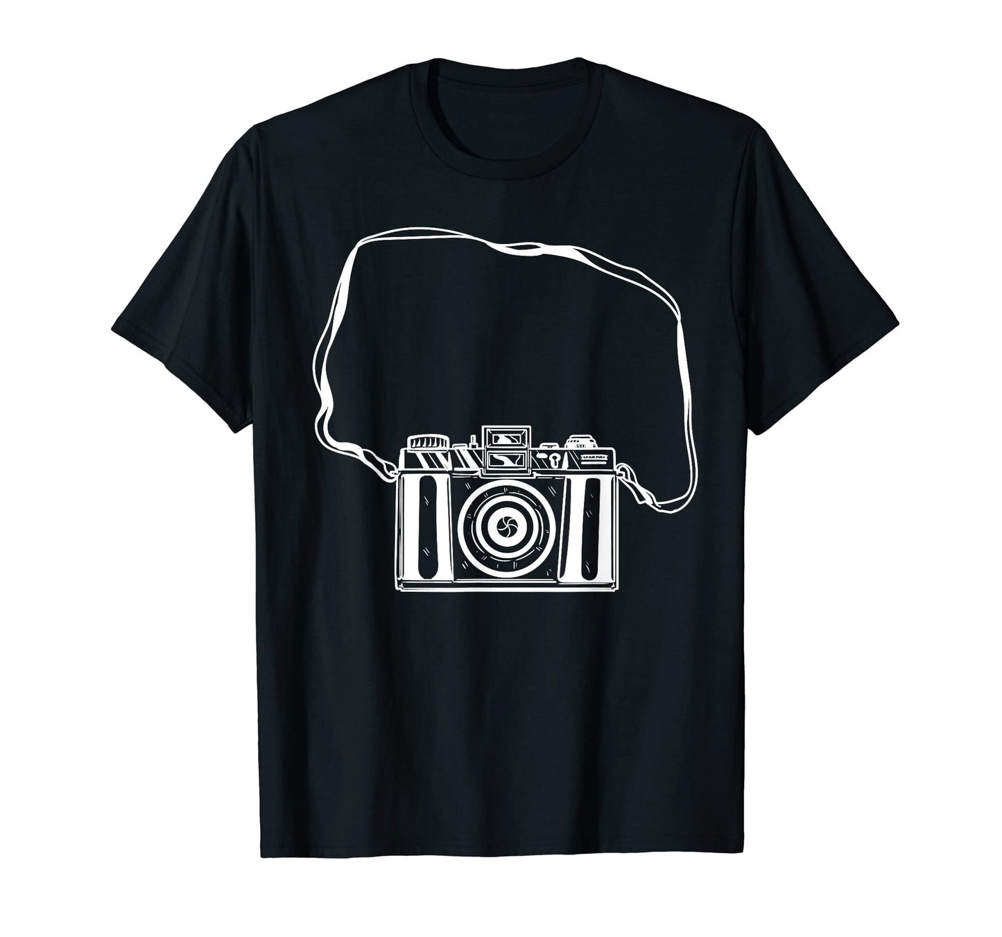 Camera Picture Photographer T-Shirt - Custom Art Print for Adults - T-Shirt, Sweatshirt, Hoodie