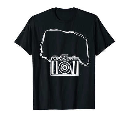 Camera Picture Photographer T-Shirt - Custom Art Print for Adults - T-Shirt, Sweatshirt, Hoodie