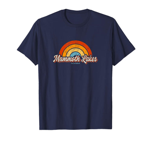 Mammoth Lakes California Ca Rainbow 70S T-Shirt - Graphic Print for Adults - T-Shirt, Sweatshirt, Hoodie