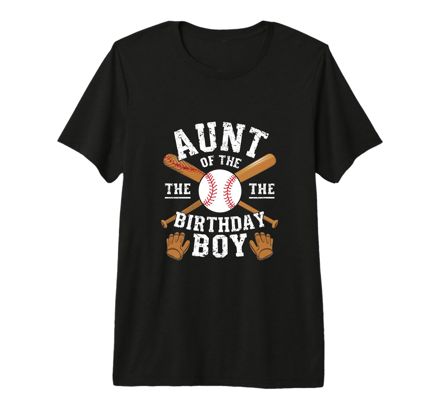 Aunt Baseball Birthday Family Baller T-Shirt - Trendy Graphic Unisex - T-Shirt, Sweatshirt, Hoodie